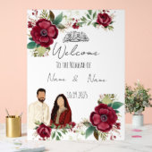 Bloemacryl Nikkah Acryl Bord (Huwelijk)