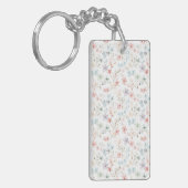 Bloemacryl sleutelhanger (Voorkant Links)