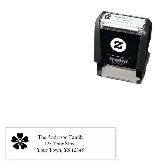 Bloemadres Zelfinktende Stempel (In situ)