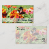 Bloemadvies - Bumble-Bee Elegant Visitekaartje (Voorkant / Achterkant)
