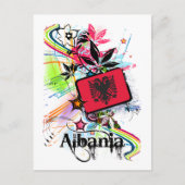 BloemAlbanië Briefkaart (Voorkant)