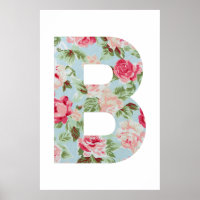 Bloemalfabet ; B Naam Alfabet Grafisch