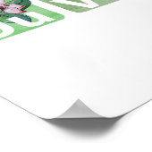 Bloemalfabet Poster (Hoek)