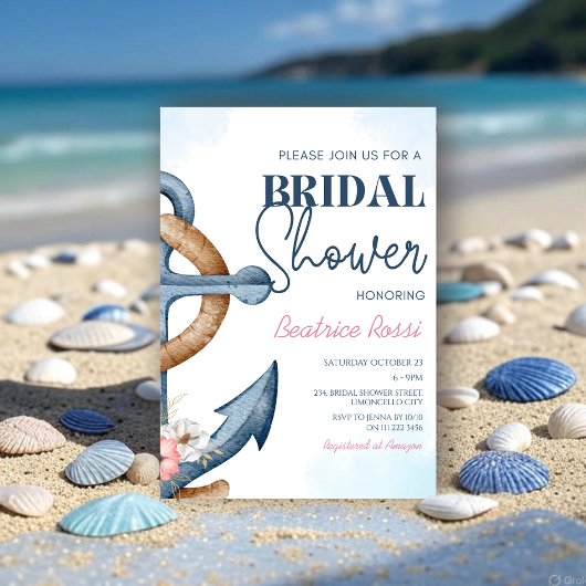 Bloemanker streep bruidsmeisjesfeestje kaart