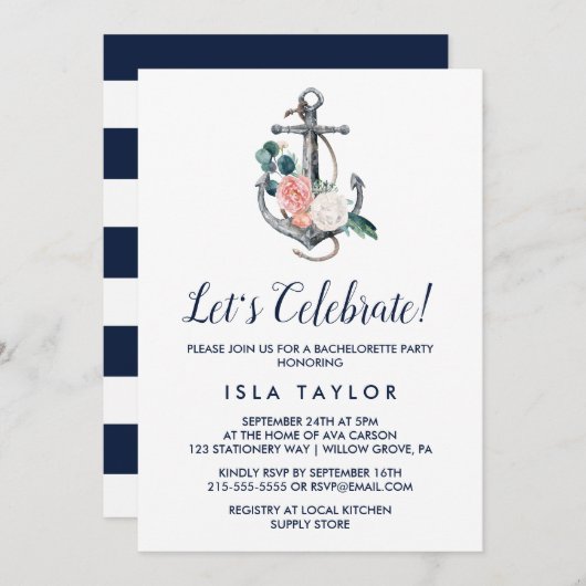 Bloemanker | Zomer, laten we het vieren Kaart (Voorkant / Achterkant)