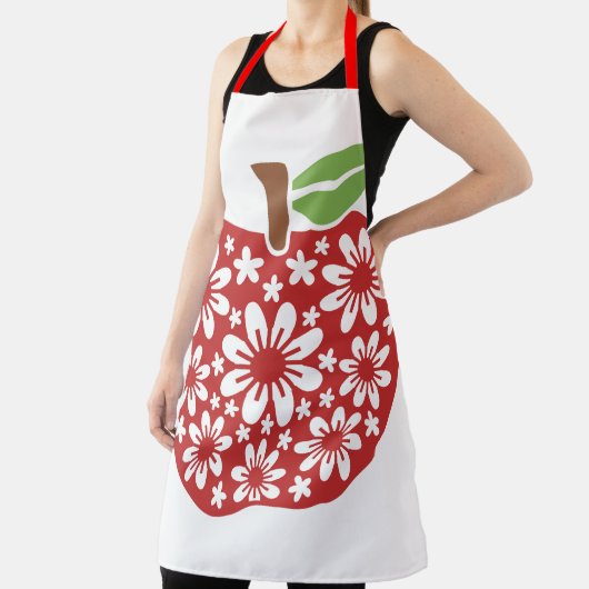 bloemappel schort (Insitu)