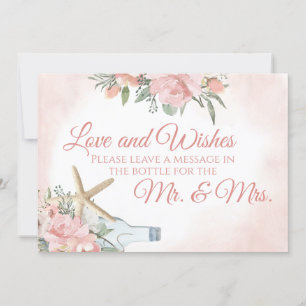 Bloemarrangement Fles Strand Kaart