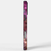Bloembed kleurrijke glanzende abstracte fractale k Case-Mate iPhone case (Achterkant / Rechts)