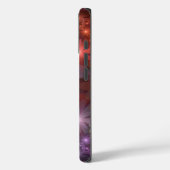 Bloembed kleurrijke glanzende abstracte fractale k Case-Mate iPhone case (Achterkant / Links)