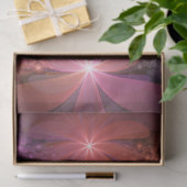 Bloembed kleurrijke glanzende abstracte fractale k tissuepapier (Geschenk)