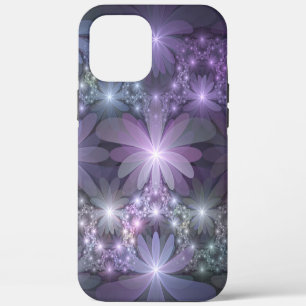 Bloembed trendy glanzende abstracte fractal kunst Case-Mate iPhone case