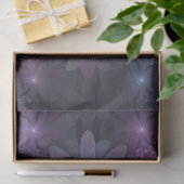 Bloembed trendy glanzende abstracte fractal kunst tissuepapier (Geschenk)