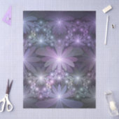 Bloembed Trendy Glanzende Abstracte Fractale Kunst Tissuepapier (Craft)