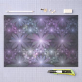 Bloembed Trendy Glanzende Abstracte Fractale Kunst Tissuepapier (Craft)