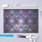 Bloembed Trendy Glanzende Abstracte Fractale Kunst Tissuepapier (Craft)