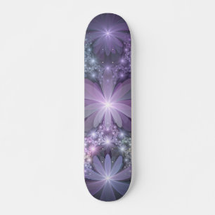 Bloembed Truendy Glanzende Abstracte Fractale Kuns Persoonlijk Skateboard