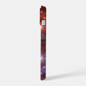 Bloembed van bloemen Kleurrijke Glanzende Abstract iPhone 15 Case (Linkerkant)