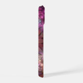 Bloembed van bloemen Kleurrijke Glanzende Abstract iPhone 15 Case (Rechterkant)