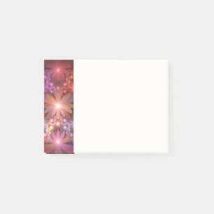 Bloembed van bloemen Kleurrijke Glanzende Abstract Post-it® Notes