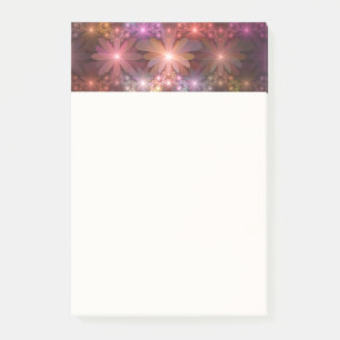 Bloembed van bloemen Kleurrijke Glanzende Abstract Post-it® Notes