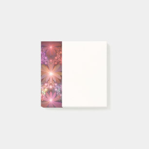 Bloembed van bloemen Kleurrijke Glanzende Abstract Post-it® Notes