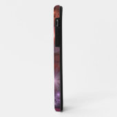 Bloembed van kleurrijke glanzende abstracte fracta Case-Mate iPhone case (Achterkant/links)