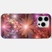 Bloembed van kleurrijke glanzende abstracte fracta Case-Mate iPhone case (Achterkant (horizontaal))