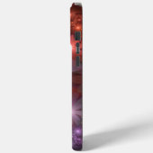 Bloembed van kleurrijke glanzende abstracte fracta Case-Mate iPhone case (Achterkant / Links)