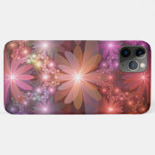 Bloembed van kleurrijke glanzende abstracte fracta Case-Mate iPhone case (Achterkant (horizontaal))