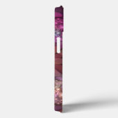 Bloembed van kleurrijke glanzende abstracte fracta Case-Mate iPhone case (Achterkant / Rechts)