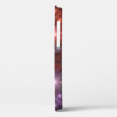 Bloembed van kleurrijke glanzende abstracte fracta Case-Mate iPhone case (Achterkant / Links)