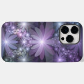 Bloembed van trendy glanzende abstracte fractal ku Case-Mate iPhone case (Achterkant (horizontaal))