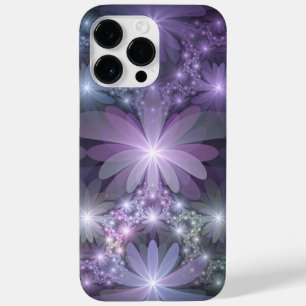Bloembed van trendy glanzende abstracte fractal ku Case-Mate iPhone 14 pro max hoesje