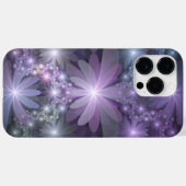 Bloembed van trendy glanzende abstracte fractal ku Case-Mate iPhone case (Achterkant (horizontaal))