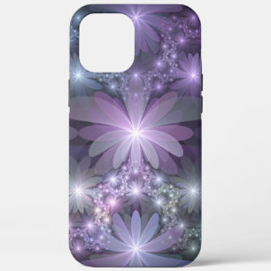 Bloembed van trendy glanzende abstracte fractal ku Case-Mate iPhone case