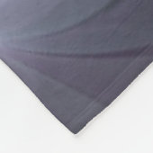 Bloembed van trendy glanzende abstracte fractal ku fleece deken (Hoek)