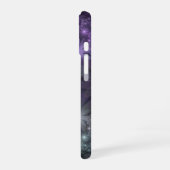 Bloembed van trendy glanzende abstracte fractal ku iPhone 16 hoesje (Linkerkant)
