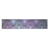 Bloembed van trendy glanzende abstracte fractal ku korte tafelloper (Horizontaal)