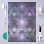 Bloembed van trendy glanzende abstracte fractal ku tissuepapier (Craft)