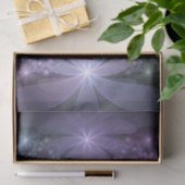 Bloembed van trendy glanzende abstracte fractal ku tissuepapier (Geschenk)