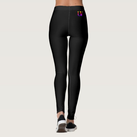 Bloembenen Leggings (Achterkant)