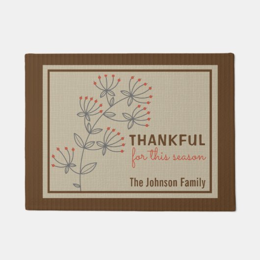 Bloembessen Herfst Deurmat (Voorkant)