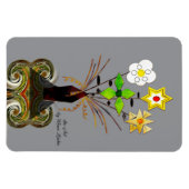 "Bloembezorging" (4 x 6 Flexibel) Magneet (Horizontaal)