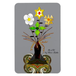 "Bloembezorging" (4 x 6 Flexibel) Magneet