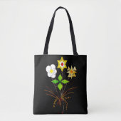 "Bloembezorging" schoudertote Tote Bag (Voorkant)