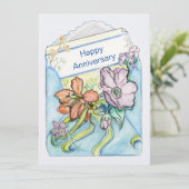 Bloembezorging Vlakke kaart personaliseren (Staand voorkant)