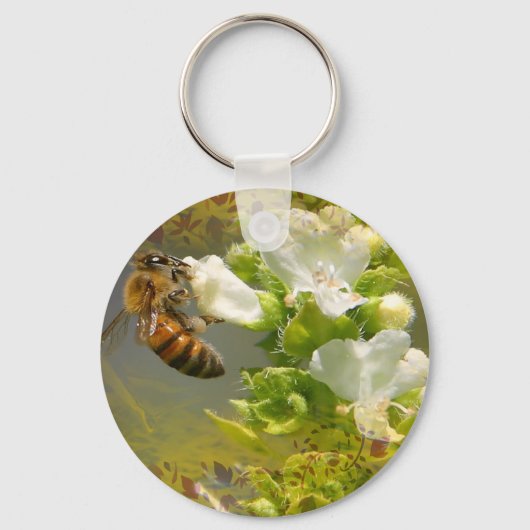 Bloembijen Sleutelhanger (Voorkant)
