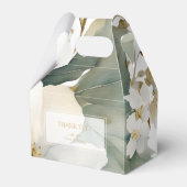  bloemblaadje dank u bruiloft gunst doos bedankdoosjes (Voorkant Zijde)