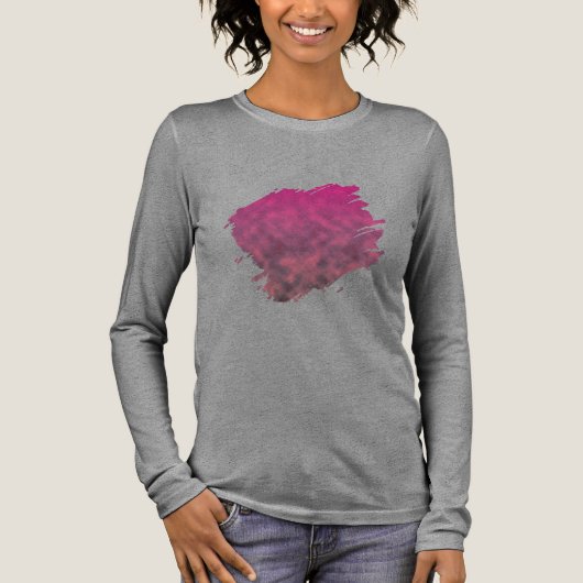 Bloemblaadje Ineenstorting Tri-Blend Shirt (Voorkant)