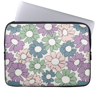 Bloemblaadje Jubileum Schemer Tuin Laptop Sleeve
